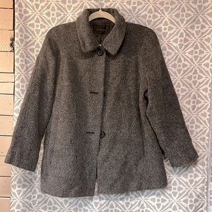 Vintage Laseine Mohair Blend Wool Peacoat